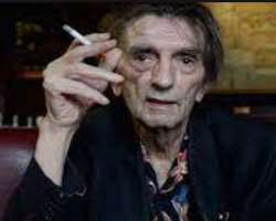 Harry Dean Stanton smoking